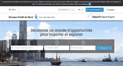 Desktop Screenshot of objectif-import-export.fr